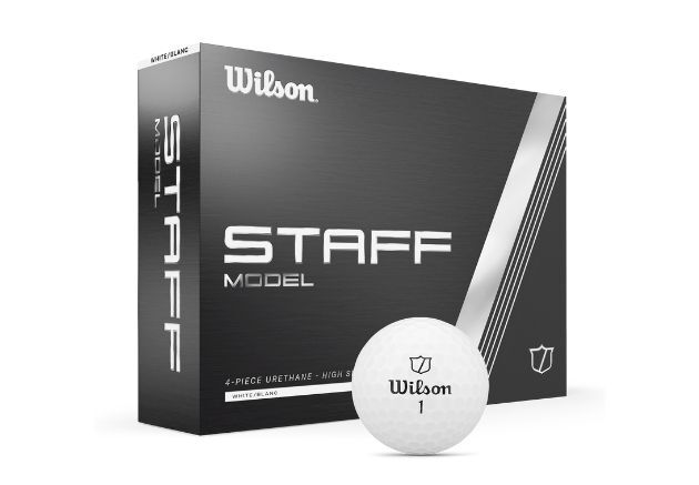 Der Wilson Staff Model Golfball erhältlich ab 2024 in weiß. (Foto: Wilson Staff)