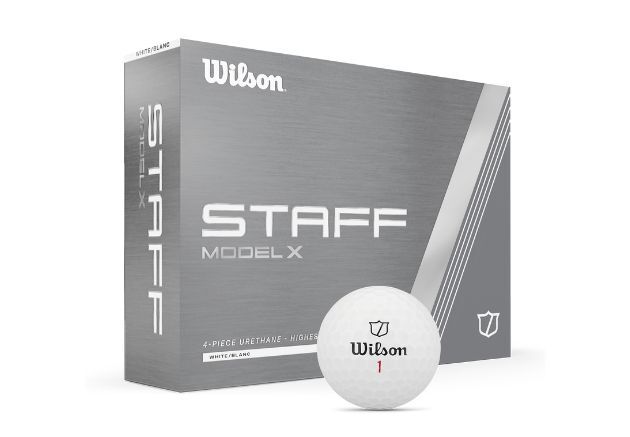 Der Wilson Staff Model X Golfball erhältlich ab 2024 in weiß. (Foto: Wilson Staff)