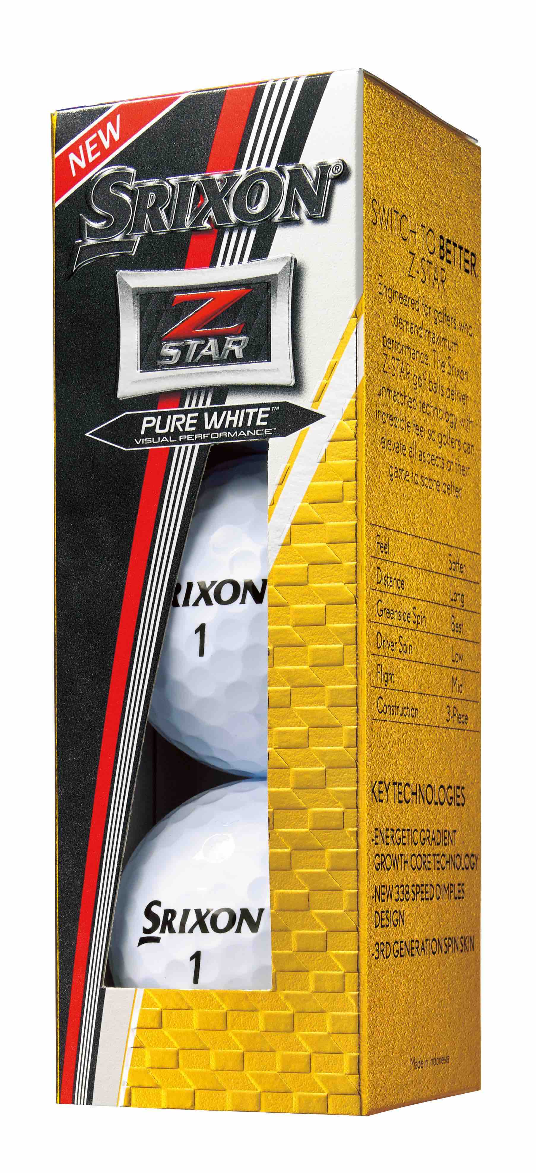 Der Srixon Z-Star Golfball für die Saison 2017. (Foto: Srixon)