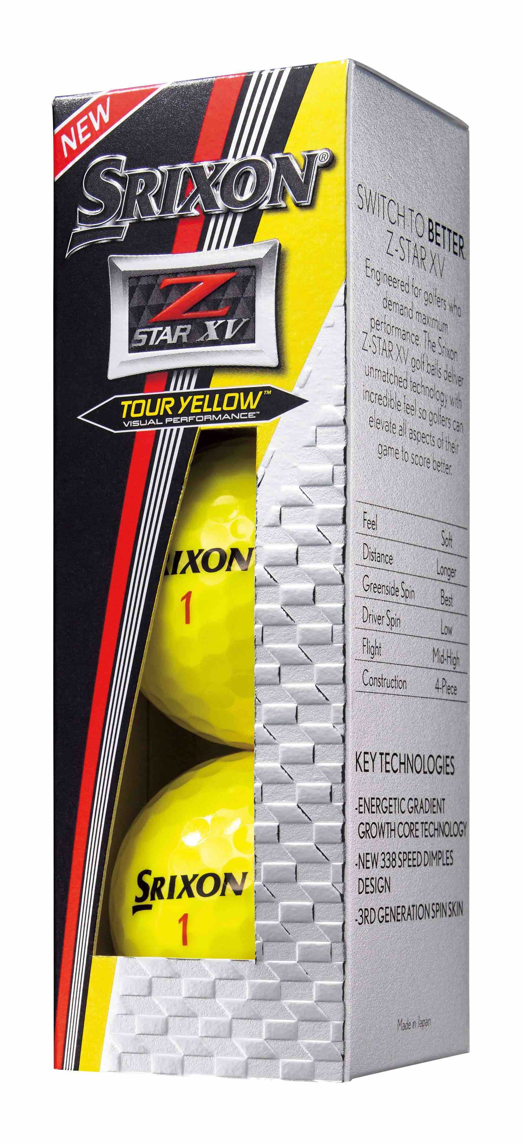 Der Srixon Z-Star XV Golfball für die Saison 2017. (Foto: Srixon)