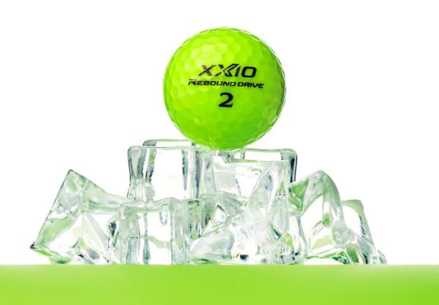 Der XXIO Rebound Drive II Golfball 2024 in 'Lime Yellow'. (Foto: XXIO)
