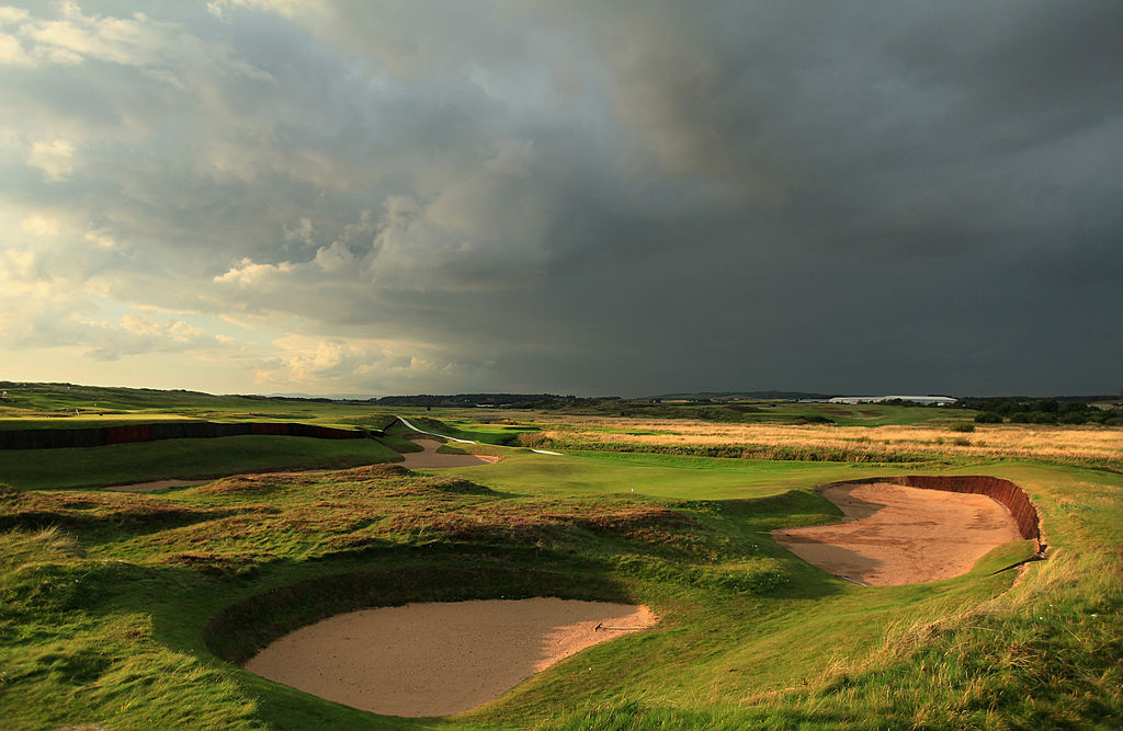 Die "Cardinal Bunkers" - 3. Loch "Cardinal", Par 5. (Bild: GettyImages)