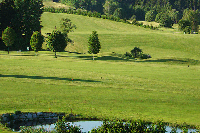 Golfbahnen soweit das Auge reicht.
(Foto: Golfclub SternGartl)