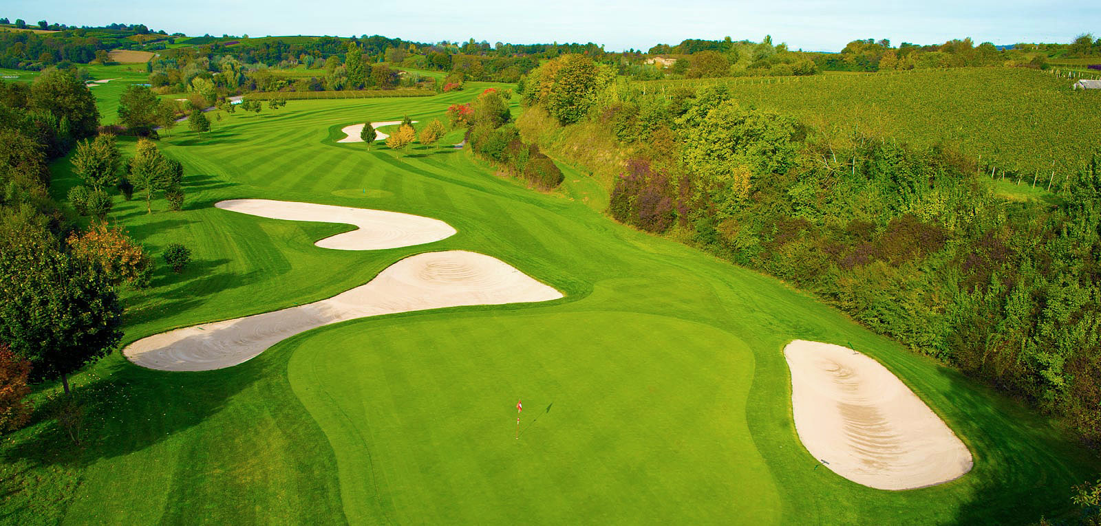 Der GC Breisgau in Südbaden, zwischen Schwarzwald und Kaiserstuhl, nahe Freiburg und dem Elsass. (Foto: GC Breisgau)