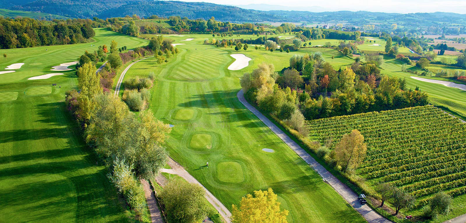Der GC Breisgau in Südbaden, zwischen Schwarzwald und Kaiserstuhl, nahe Freiburg und dem Elsass. (Foto: GC Breisgau)