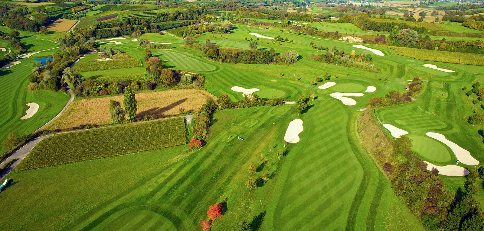 Der GC Breisgau in Südbaden, zwischen Schwarzwald und Kaiserstuhl, nahe Freiburg und dem Elsass. (Foto: GC Breisgau)