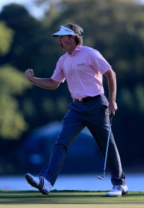 Brandt Snedeker in Jubelpose bei der Tour Championship