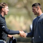 Hunter Mahan (li.) und Martin Kaymer (re.)