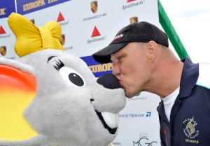 Axel Schulz beim Europa-Park Eagles Charity Golfcup im letzten Jahr. (Foto: Europa-Park)