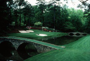 Die Amen Corner ist die berühmteste Stelle des Augusta National Golf Clubs beim US Masters. (Foto: Getty)