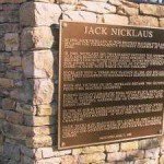 Jack Nicklaus Gedenktafel