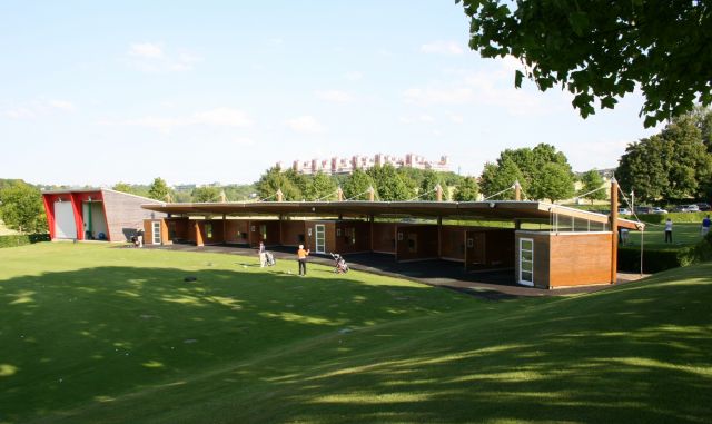 Die Driving Range des Aachener Golf Clubs 1927