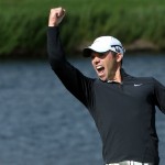 Paul Casey jubelt über seinen Sieg