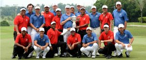 Der erste EurAsia Cup in Malaysia, ausgerichtet von der European Tour, endete mit einemzehn zu zehn Unentschieden. (Foto: Getty)