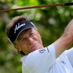 Bernhard Langer spielte ein ganz starkes Turnier auf der Champions Tour, musste sich am Ende aber Miguel Angel Jiménez geschlagen geben.