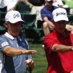 Bernhard Langer und Larry Mize