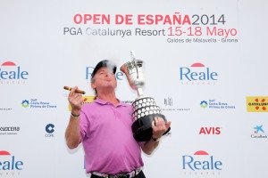 Wie man ihn kennt - Miguel Angel Jimenez. (Foto: Getty)