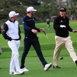 Rickie Fowler, Dustin Johnson und Phil Mickelson