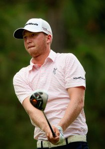 Daniel Berger setzt die erste Marke des Tages - 66. (Foto: Getty)