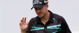 Titelverteidiger Jonas Blixt aus Schweden begann auch die diesjährige Greenbrier Classic an der Spitze des Feldes liegend.