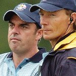 Nach seiner Demonstration bei der Senior British Open mehren sich die prominenten Stimmen, die Paul McGinley (l.) nahe legen, Bernhard Langer für den Ryder Cup zu nominieren.