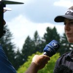 Sandra Gal stand Golf Post im Rahmen der Ladies German Open im Golfclub Wörthsee Rede und Antwort.