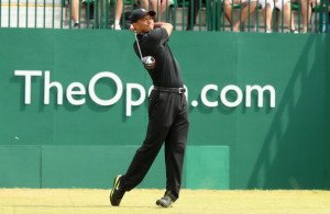 Tiger heute komplett in schwarz! (Foto: Getty)