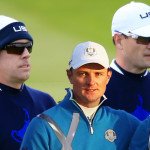 Henrik Stenson und Justin Rose mit wichtigem Punkt gegen Zach Johnson und Hunter Mahan. (Foto: Getty)