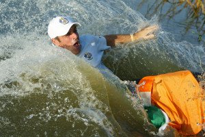 Ryder Cup: Das Rookie-Bad Paul McGinleys. (Foto: Getty)