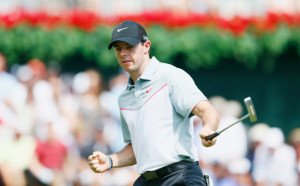 Rory McIlroy zeigt, dass er Putten kann. (Foto: Getty)