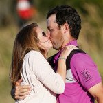 Der verdiente Lohn: Sieger Robert Streb mit Frau Maggie. Foto: Getty)