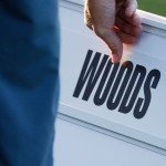 Tiger Woods Schild bei der Hero World Challenge