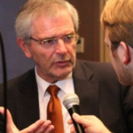 Dr. Hans-Joachim Nothelfer im Gespräch mit Matthias Graef. (Foto: Golf Post)