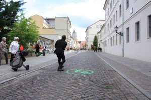 Die Straßen werden zum Fairway (Foto: Sascha Bien)