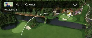 Der Shottracker auf Masters.com - Eine neue Dimension des "Dabei seins" durch modernste Technik. (Foto: Masters.com)