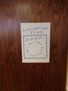evakuierungsplan