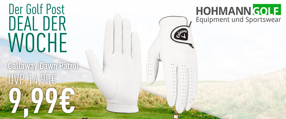 Noch bis Sonntag im Angebot: Der Lederhandschuh "Dawn Patrol" von Callaway! (Foto: Golf Post)