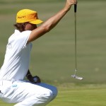 Rickie Fowler Pre-Shot-Routine beim Putten. (Foto: Getty)