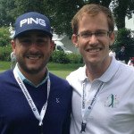 Stephan Jäger (l.) traf sich mit Golf-Post-Redakteur Lars Kretzschmar. (Foto: Golf Post)