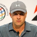 Jordan Spieth bei der Pressekonferenz vor dem WGC-Turnier. (Foto: Getty)