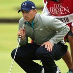 Jordan Spieth macht als Runden-Warm-Up, 65 volle Schläge und 57 Putts.