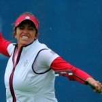 Gerina Piller holte gegen Caroline Masson einen für die USA wichtigen Sieg und führte ihr Team damit zum Gewinn des Solheim Cup 2015. (Foto: Getty)
