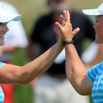 Caroline Masson startet am zweiten Tag beim Solheim Cup im Fourball zusammen mit der Schwedin Caroline Hedwall.