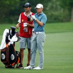 Das AT&T-Logo auf Jordans Bag (Foto: Getty)