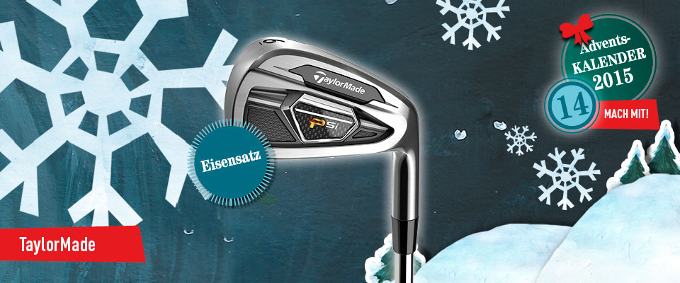 Heute wartet ein PSi Eisensatz von TaylorMade im Adventskalender auf Dich. (Bild: Golf Post)