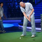 Stefan Raab vor seinem drei Millionen Euro Putt. (Foto: Willi Weber / BRAINPOOL)