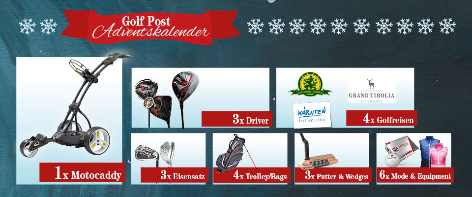 Jetzt mitmachen beim Golf Post Adventskalender. (Bild: Golf Post)