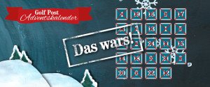 Das war's, der Golf Post Adventskalender schließt seine Türchen wieder. (Foto: Golf Post)