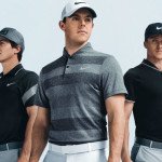 Rory McIlroy, Thorbjörn Olesen und Scott Pinckney präsentieren die Modeneuheiten von Nike. (Foto: Nike)