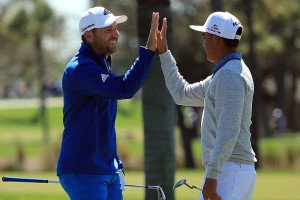 Sergio Garcia Rickie Fowler Honda Classic High Five